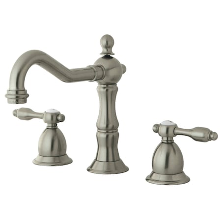 Kingston Brass KS1978TAL 8" Widespread Bathroom Faucet, Brushed Nickel KS1978TAL